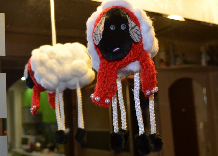 Публикация «Новогодняя игрушка своими руками, Кудрявая овечка» размещена в разделах